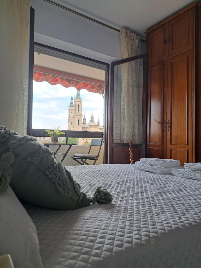 Apartamento Con Vistas Al Pilar Con Aparcamiento Privado Saragozza Esterno foto
