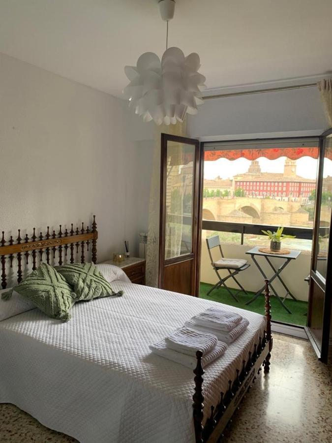 Apartamento Con Vistas Al Pilar Con Aparcamiento Privado Saragozza Esterno foto