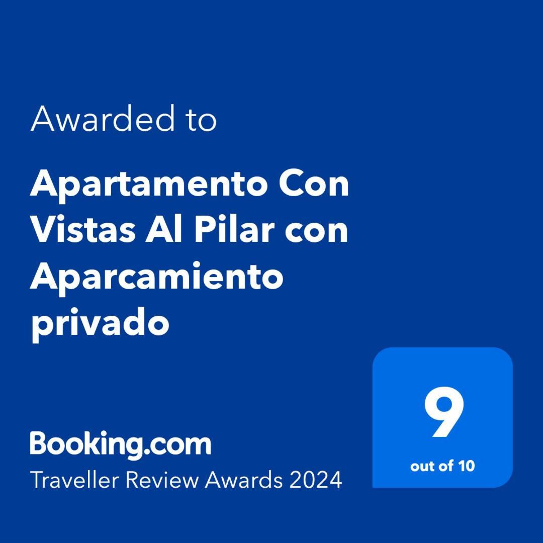 Apartamento Con Vistas Al Pilar Con Aparcamiento Privado Saragozza Esterno foto